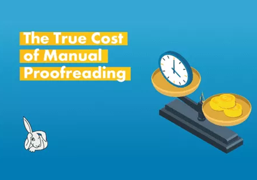 Cost of Manual Proofreading